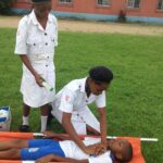 RED CROSS, RESUSCITATING A FELLOW STUDENT